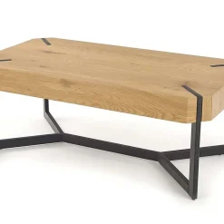 Garnero Arredamenti Tavolino da salotto design 110x60cm rovere dorato nero Murray Sale