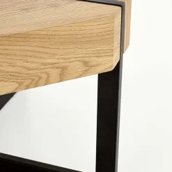 Garnero Arredamenti Tavolino da salotto design 110x60cm rovere dorato nero Murray Sale