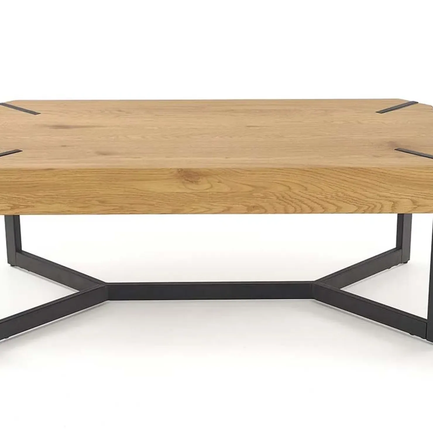 Garnero Arredamenti Tavolino da salotto design 110x60cm rovere dorato nero Murray Sale