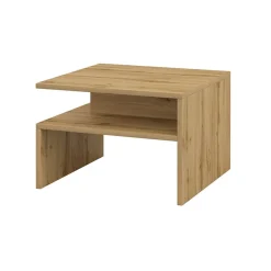 Garnero Arredamenti Tavolino da salotto design 66x45cm rovere chiaro Maserati Best