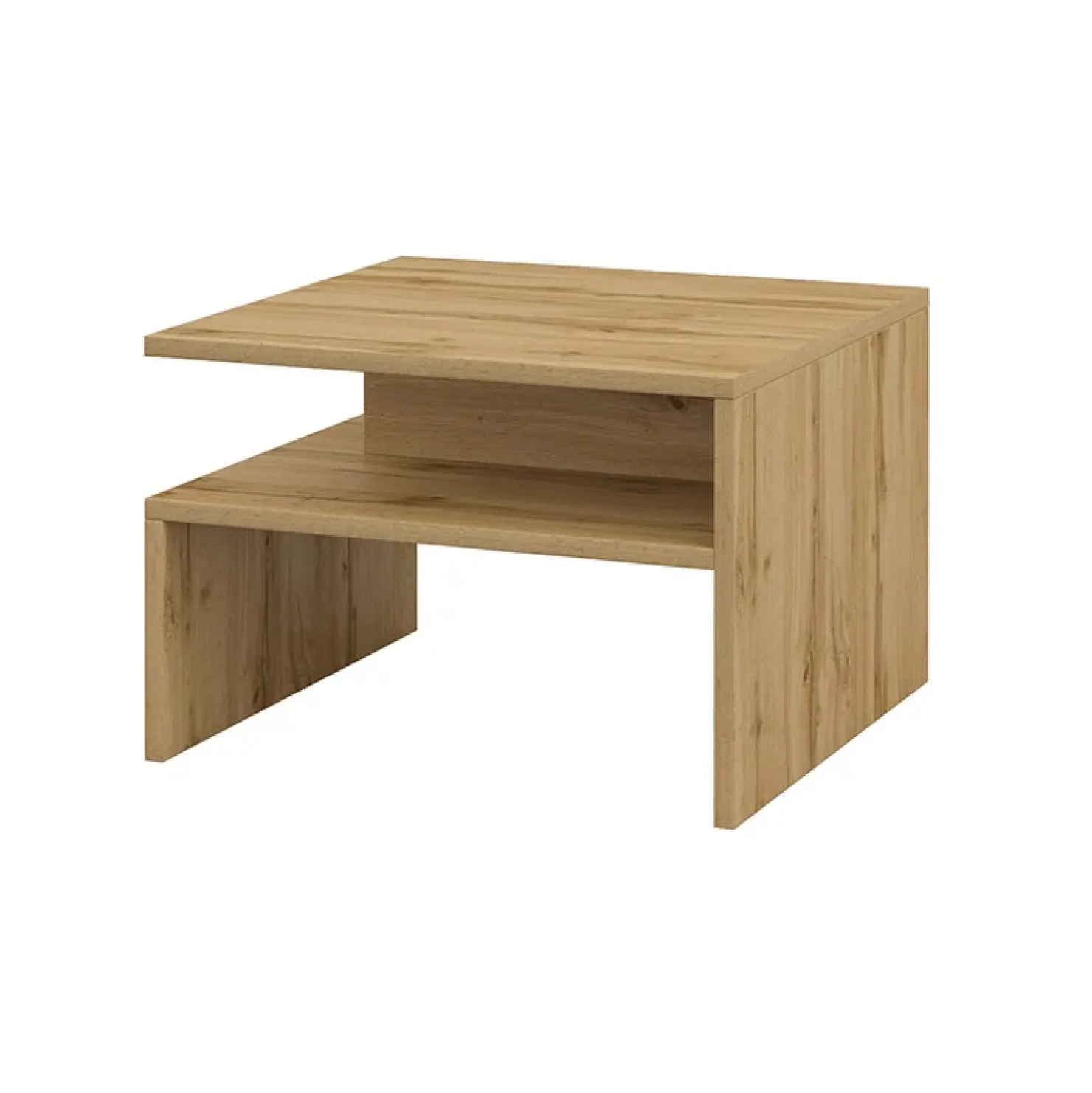 Garnero Arredamenti Tavolino da salotto design 66x45cm rovere chiaro Maserati Best