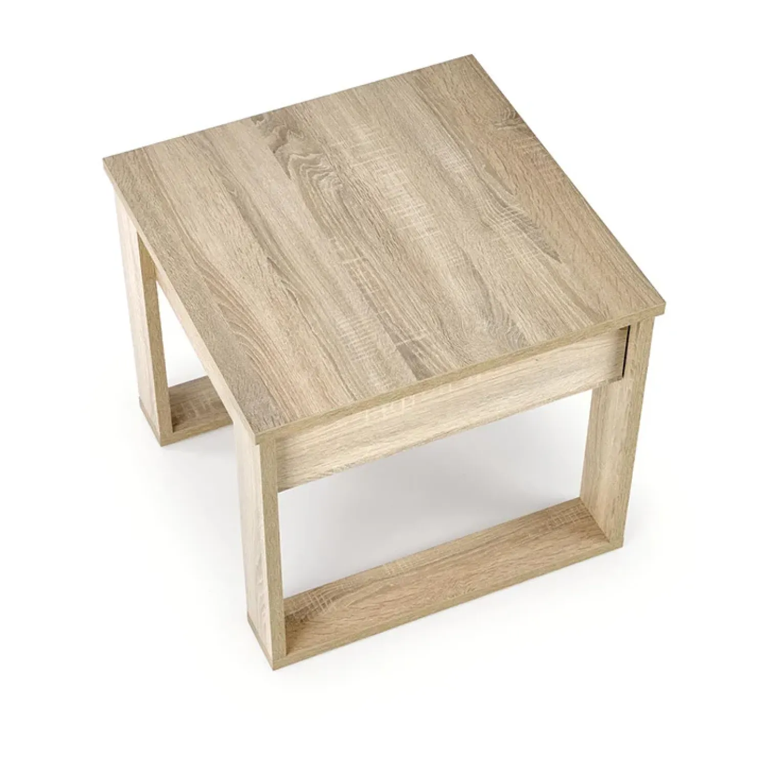 Garnero Arredamenti Tavolino da salotto moderno 60x52cm sonoma Libano Rovere Best