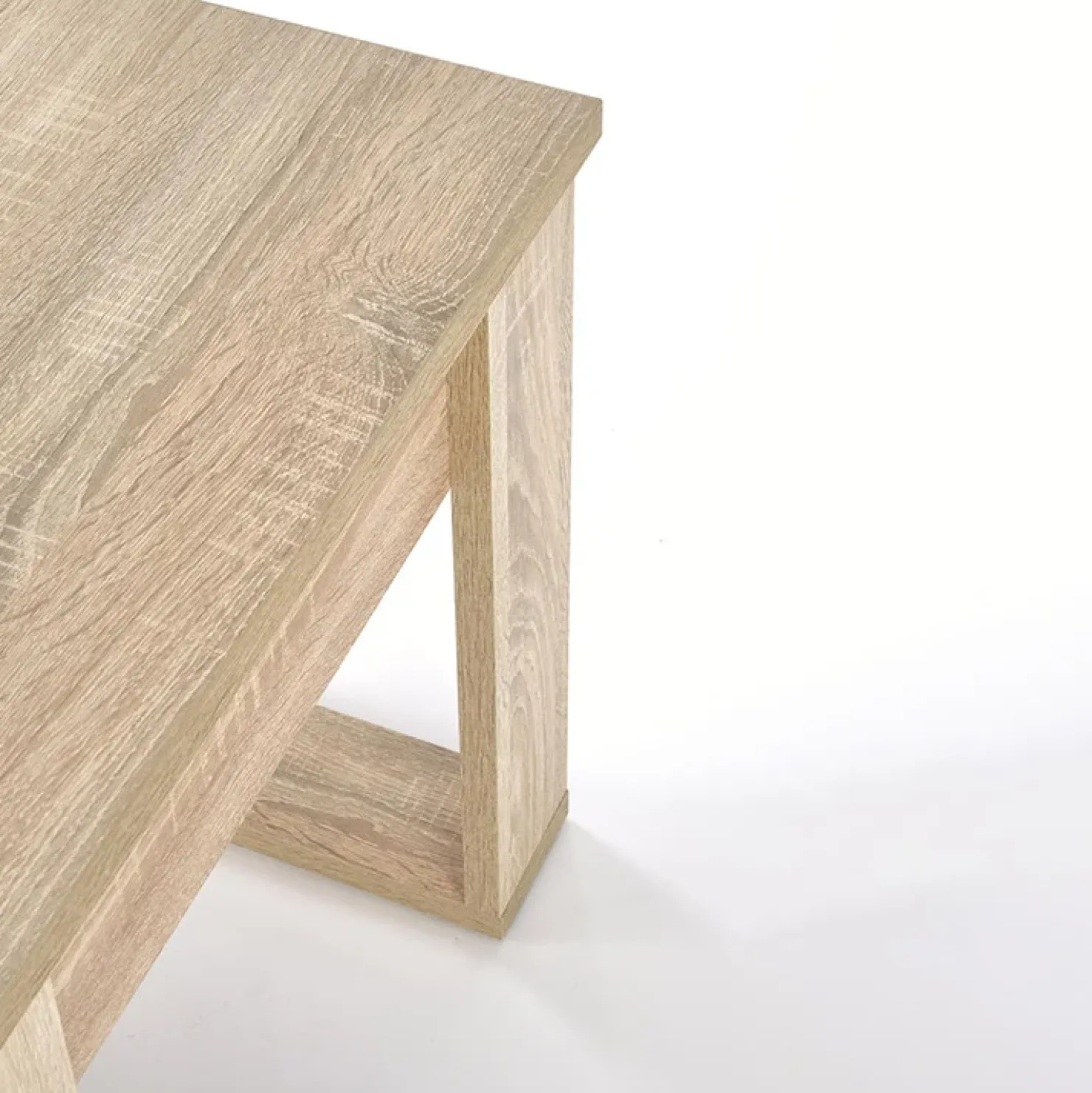 Garnero Arredamenti Tavolino da salotto moderno 60x52cm sonoma Libano Rovere Best