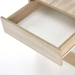 Garnero Arredamenti Tavolino da salotto moderno 60x52cm sonoma Libano Rovere Best