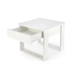 Garnero Arredamenti Tavolino da salotto moderno 60x52cm bianco Libano Bianco Opaco Online