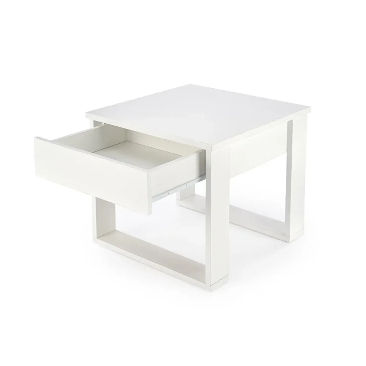 Garnero Arredamenti Tavolino da salotto moderno 60x52cm bianco Libano Bianco Opaco Online