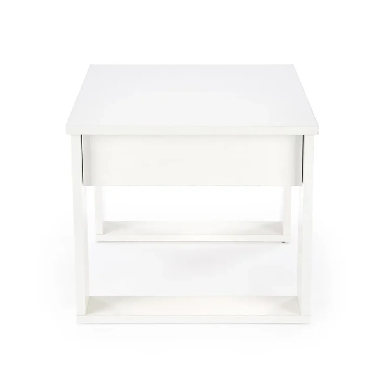 Garnero Arredamenti Tavolino da salotto moderno 60x52cm bianco Libano Bianco Opaco Online