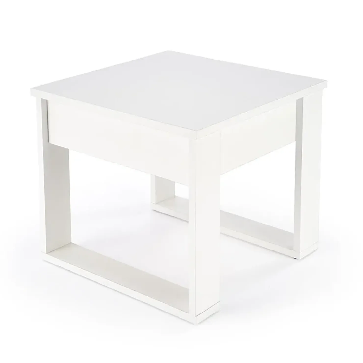 Garnero Arredamenti Tavolino da salotto moderno 60x52cm bianco Libano Bianco Opaco Online