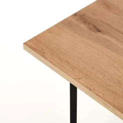 Garnero Arredamenti Tavolino da salotto moderno design 67x67cm rovere nodato nero Kobe Clearance