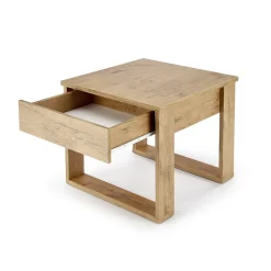 Garnero Arredamenti Tavolino da salotto moderno 60x52cm rovere Libano Rovere Rustico Clearance