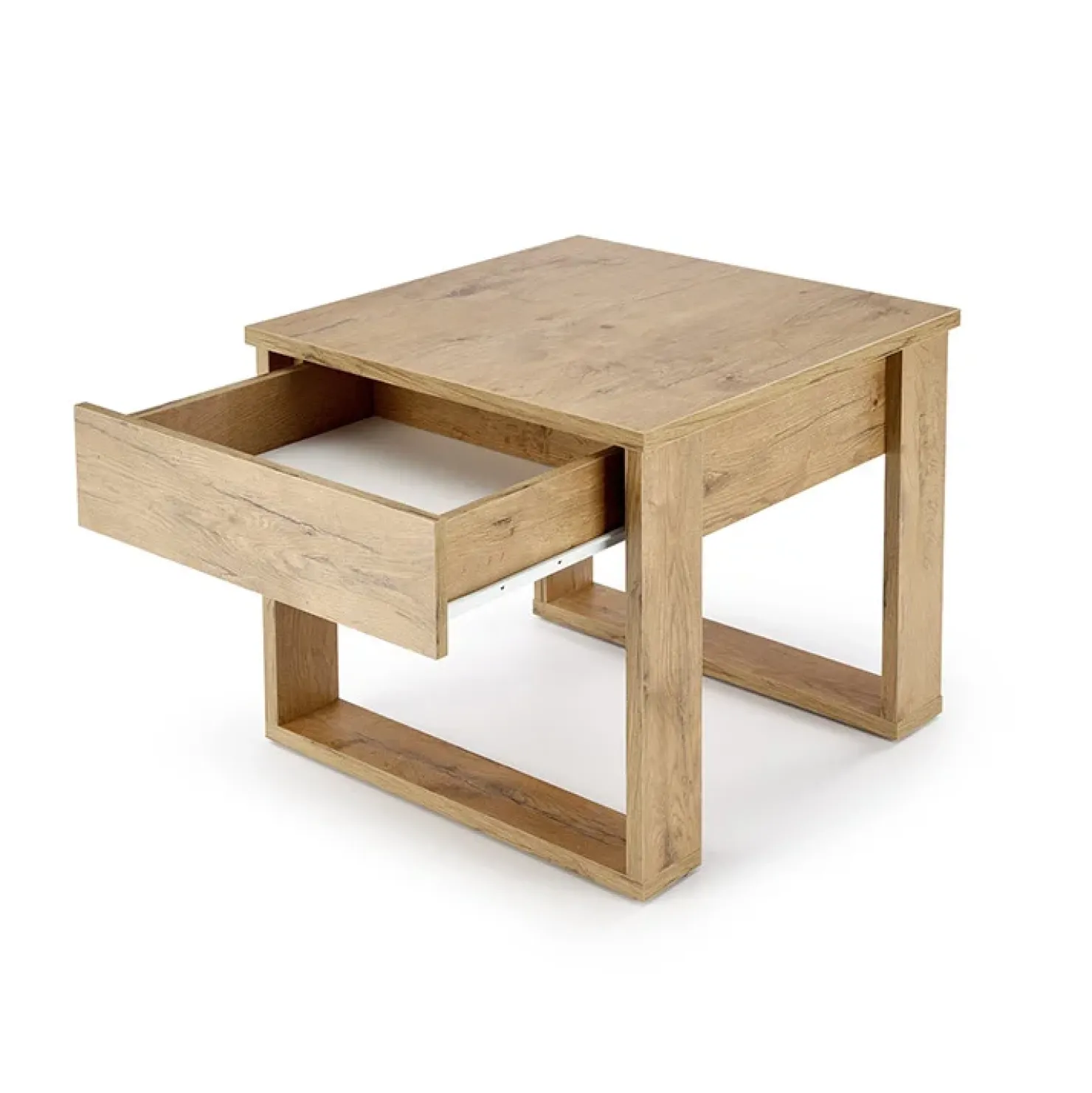 Garnero Arredamenti Tavolino da salotto moderno 60x52cm rovere Libano Rovere Rustico Clearance