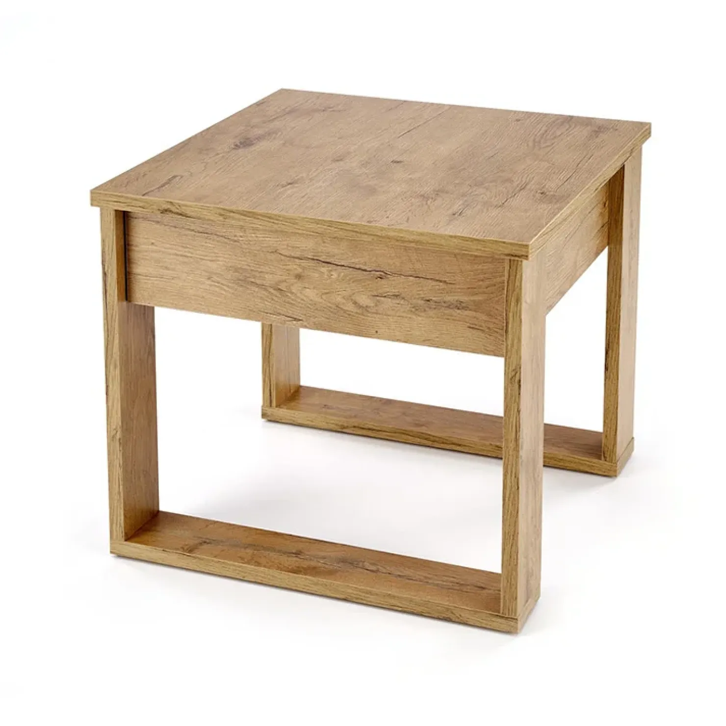 Garnero Arredamenti Tavolino da salotto moderno 60x52cm rovere Libano Rovere Rustico Clearance