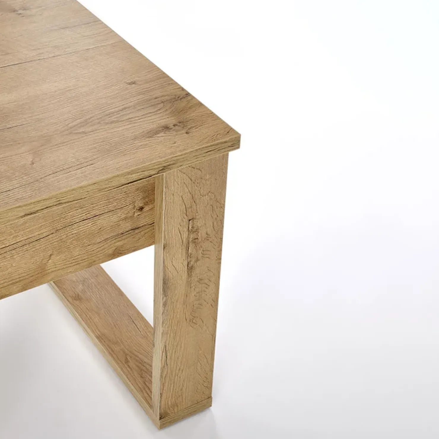 Garnero Arredamenti Tavolino da salotto moderno 60x52cm rovere Libano Rovere Rustico Clearance