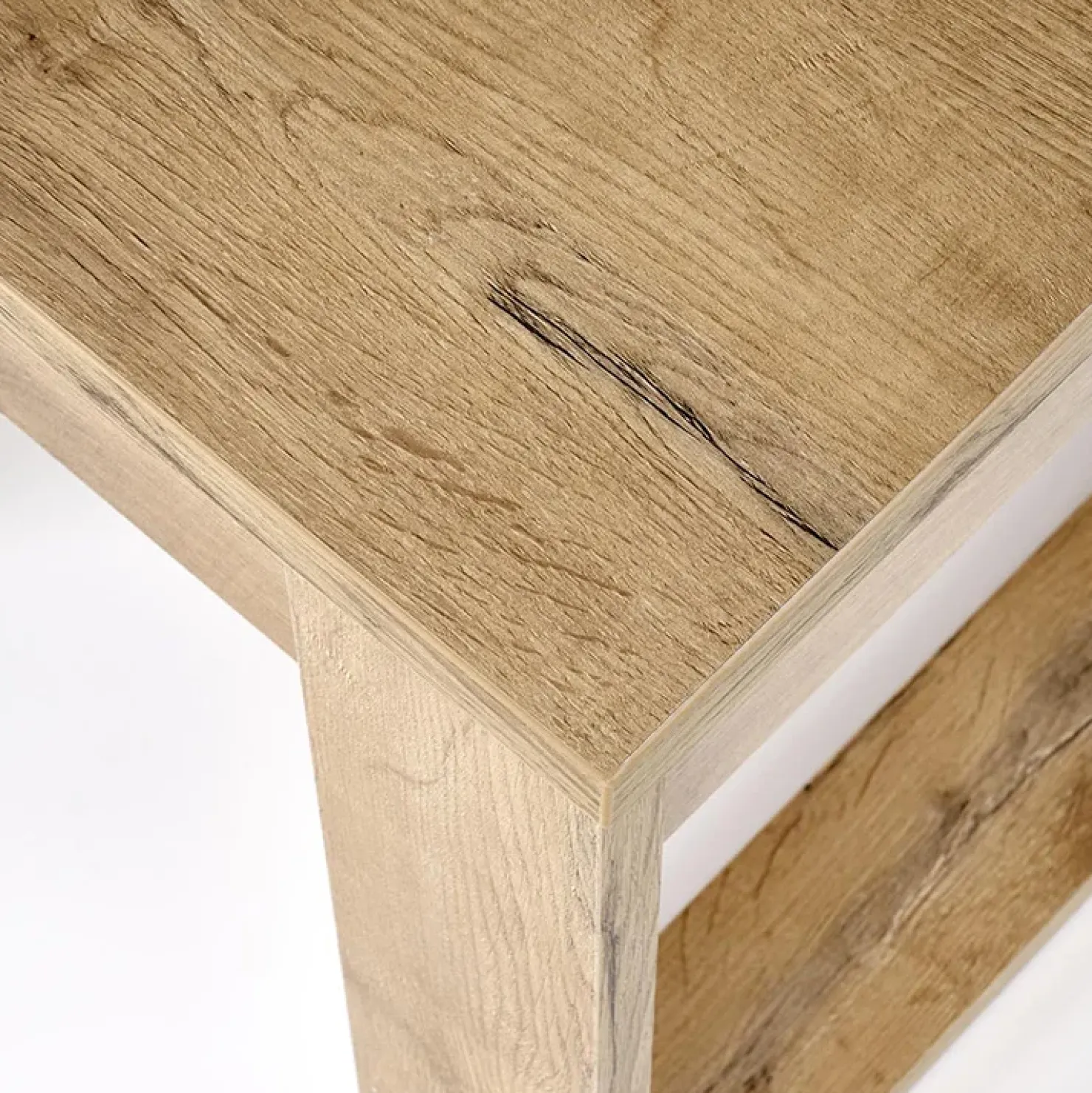 Garnero Arredamenti Tavolino da salotto moderno 60x52cm rovere Libano Rovere Rustico Clearance