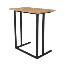 Garnero Arredamenti Tavolino da salotto per pc 60x66cm rovere nero Siberia Online