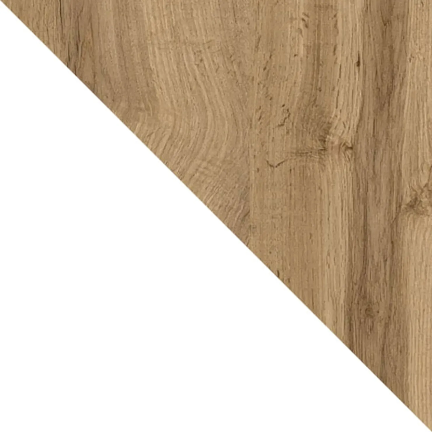 Garnero Arredamenti Tavolino da salotto quadrato 70x70cm rotante rovere bianco Rotol Bianco Opaco - Rovere New