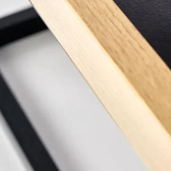 Garnero Arredamenti Tavolino da salotto quadrato 53x30cm rovere nero Algeria Outlet