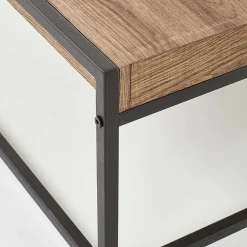 Garnero Arredamenti Tavolino da salotto rettangolare moderno 84x80cm noce nero Yala Hot