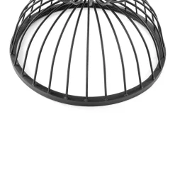 Garnero Arredamenti Tavolino da salotto rotondo 50x40cm in vetro marmo bianco nero Chiquita Clearance