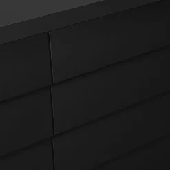 Garnero Arredamenti Tavolino da salotto 100x55cm con vano nero Wild Nero Opaco New