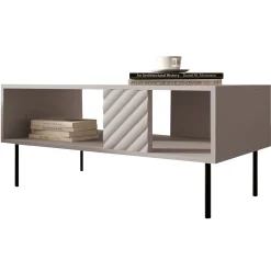 Garnero Arredamenti Tavolino da salotto 100x64cm con frontali decorati Daniele Beige Online