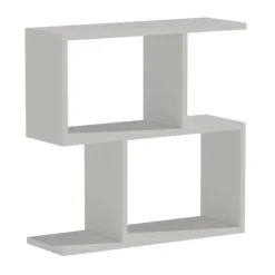 Garnero Arredamenti Tavolino da salotto 60x60cm con libreria design Priocca Bianco Opaco Hot