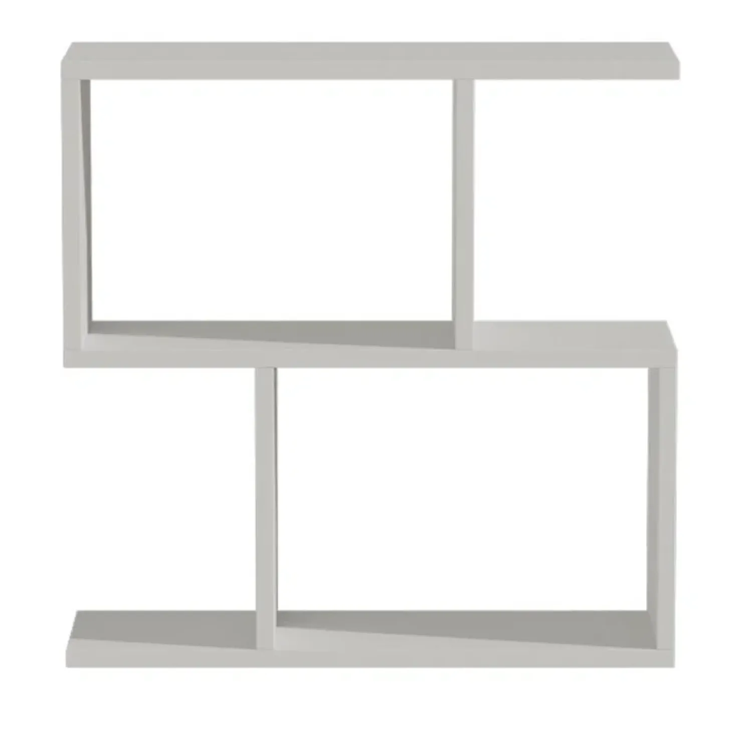 Garnero Arredamenti Tavolino da salotto 60x60cm con libreria design Priocca Bianco Opaco Hot