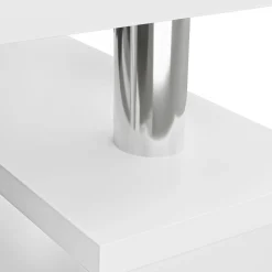 Garnero Arredamenti Tavolino da salotto 110x60cm design moderno bianco Thalena Bianco Opaco