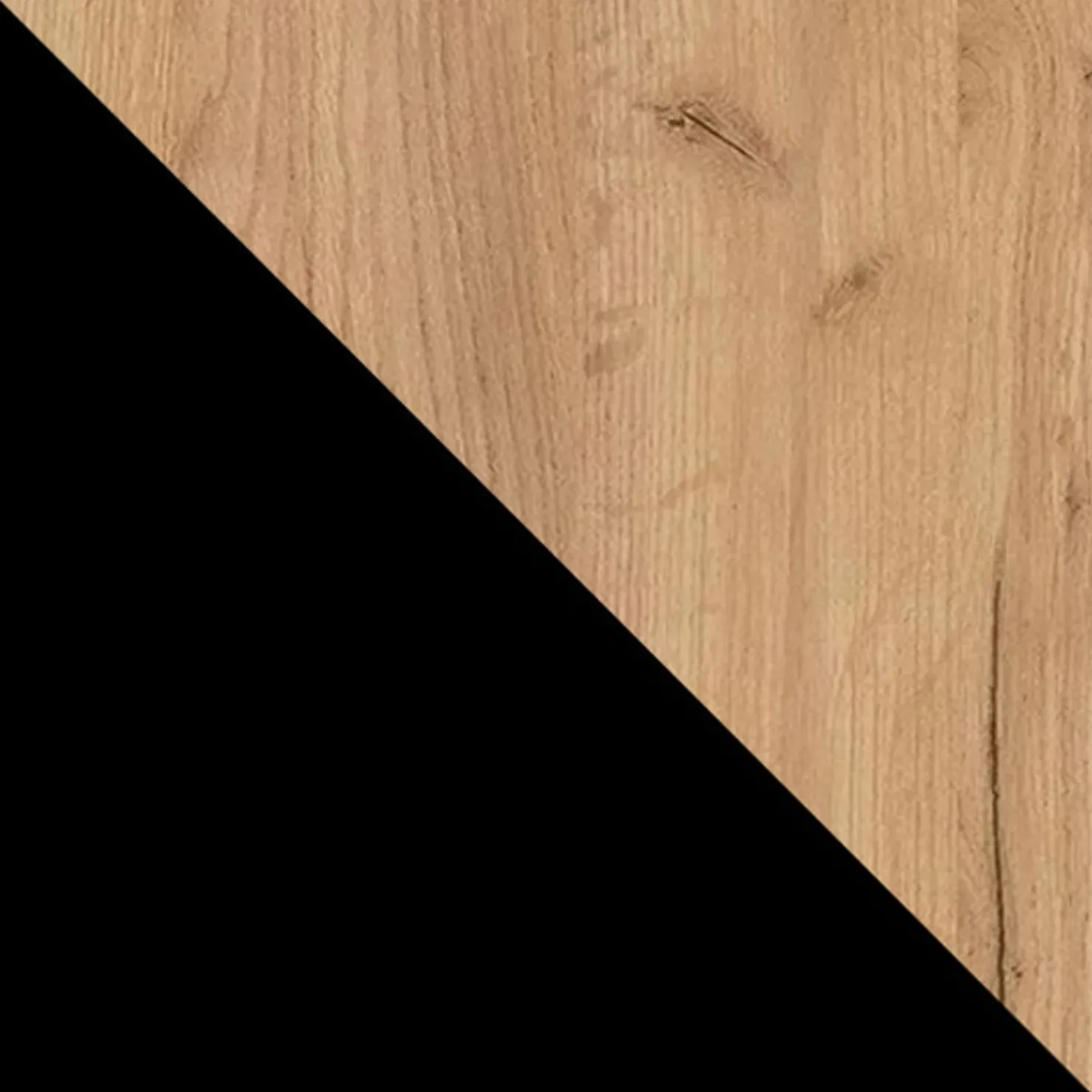 Garnero Arredamenti Tavolino da salotto 75x75cm design moderno rovere nero Valeris Rovere - Nero opaco Online