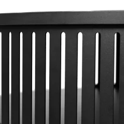 Garnero Arredamenti Tavolino da salotto 75x75cm design moderno nero Valeris Nero Opaco Outlet