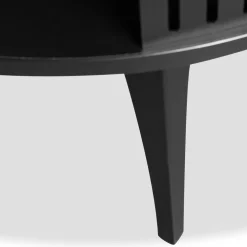 Garnero Arredamenti Tavolino da salotto 75x75cm design moderno nero Valeris Nero Opaco Outlet