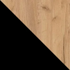 Garnero Arredamenti Tavolino da salotto 75x75cm design moderno rovere nero Elisera Rovere - Nero opaco Hot