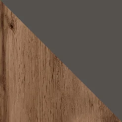 Garnero Arredamenti Tavolino da salotto 120x60cm moderno rovere rustico antracite Calyssa