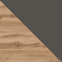 Garnero Arredamenti Tavolino da salotto 120x55cm moderno rovere antracite Tampere Outlet