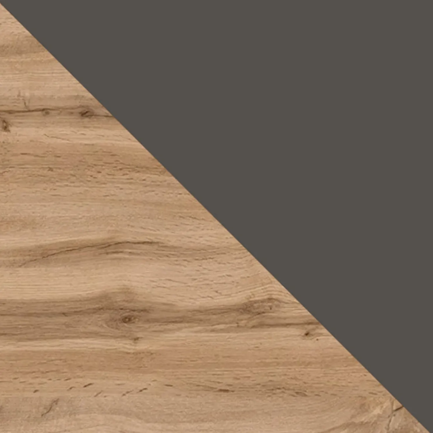 Garnero Arredamenti Tavolino da salotto 120x55cm moderno rovere antracite Tampere Outlet