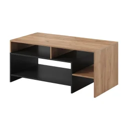 Garnero Arredamenti Tavolino da salotto 120x60cm rovere antracite Blob Rovere - Antracite Discount