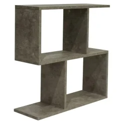 Garnero Arredamenti Tavolino 60x60cm da salotto con libreria design grigio antico Priocca Cemento Hot