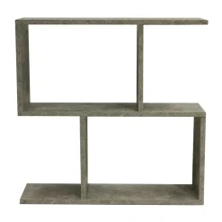 Garnero Arredamenti Tavolino 60x60cm da salotto con libreria design grigio antico Priocca Cemento Hot