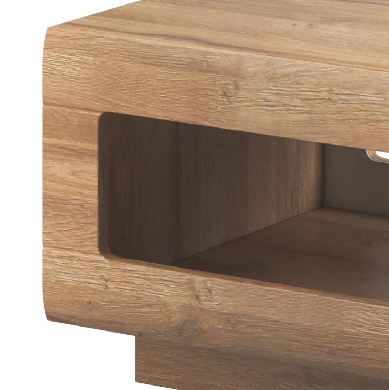 Garnero Arredamenti Tavolino 110x60cm da salotto rettangolare design rovere Maiorca Outlet