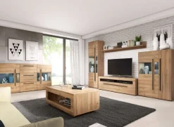 Garnero Arredamenti Tavolino 110x60cm da salotto rettangolare design rovere Maiorca Outlet