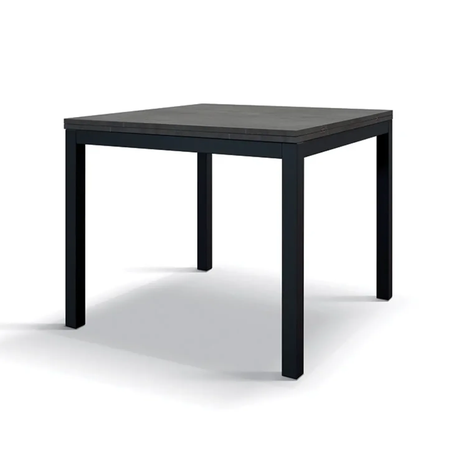 Garnero Arredamenti Tavolo 90/180 cm allungabile acciaio metallo Alanda Ossido Best