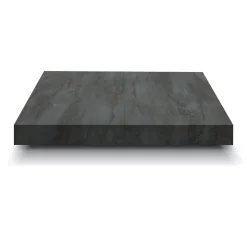 Garnero Arredamenti Tavolo 90/180 cm allungabile acciaio metallo Alanda Ossido Best