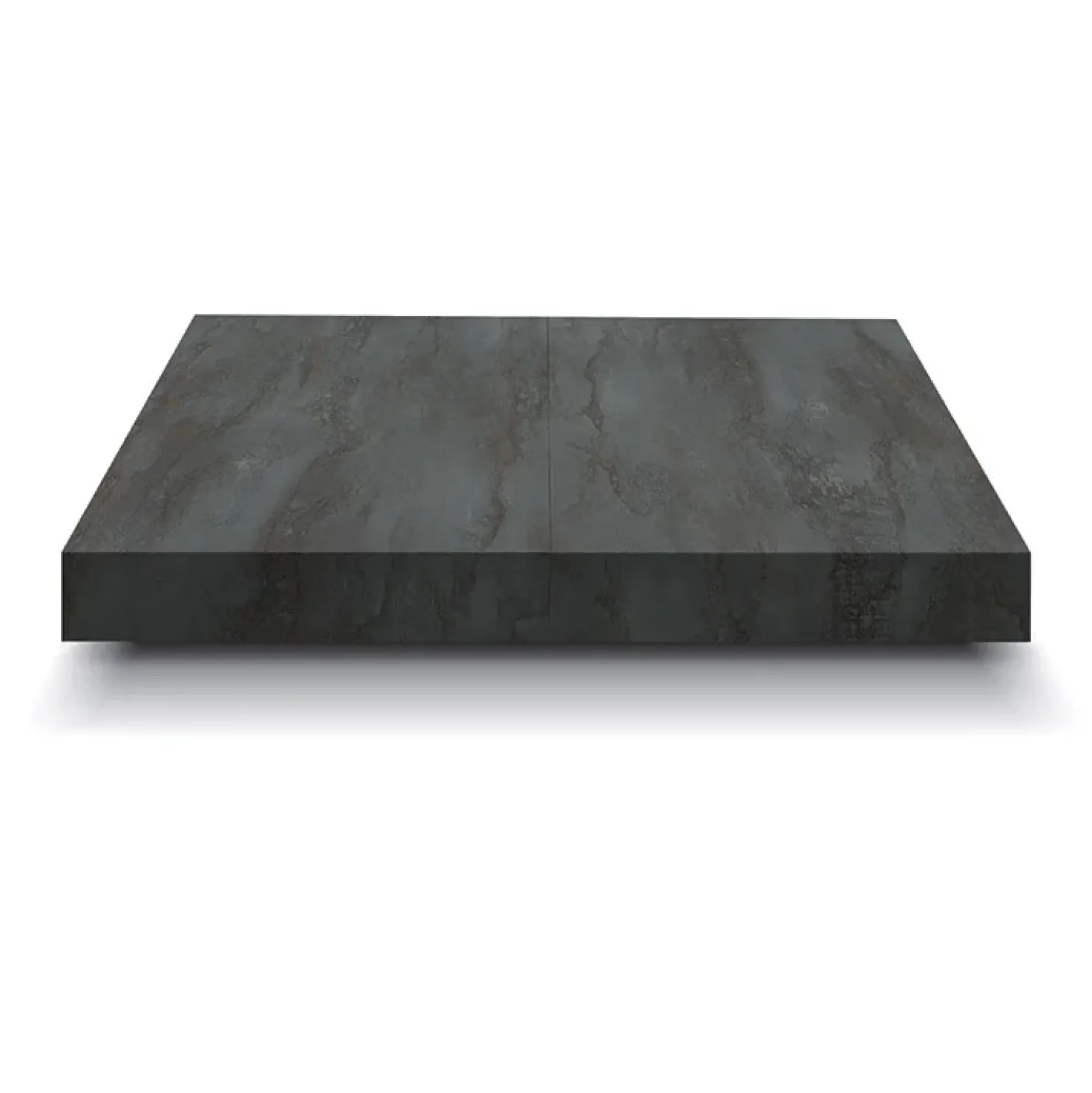 Garnero Arredamenti Tavolo 90/180 cm allungabile acciaio metallo Alanda Ossido Best