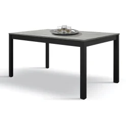 Garnero Arredamenti Tavolo 140/200 cm allungabile grigio cemento metallo Arex Hot