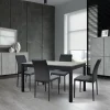 Garnero Arredamenti Tavolo 90/180 cm allungabile grigio cemento metallo Arex