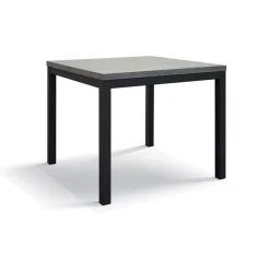 Garnero Arredamenti Tavolo 90/180 cm allungabile grigio cemento metallo Arex