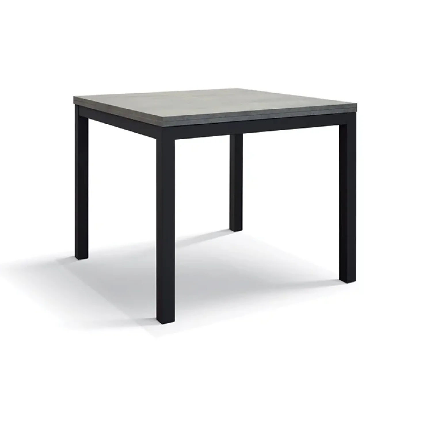 Garnero Arredamenti Tavolo 90/180 cm allungabile grigio cemento metallo Arex