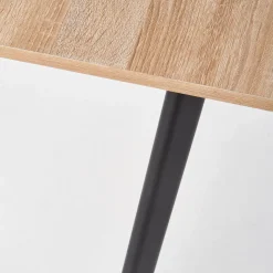 Garnero Arredamenti Tavolo allungabile 120/160 cm moderno rovere sonoma grigio nero Odran Hot