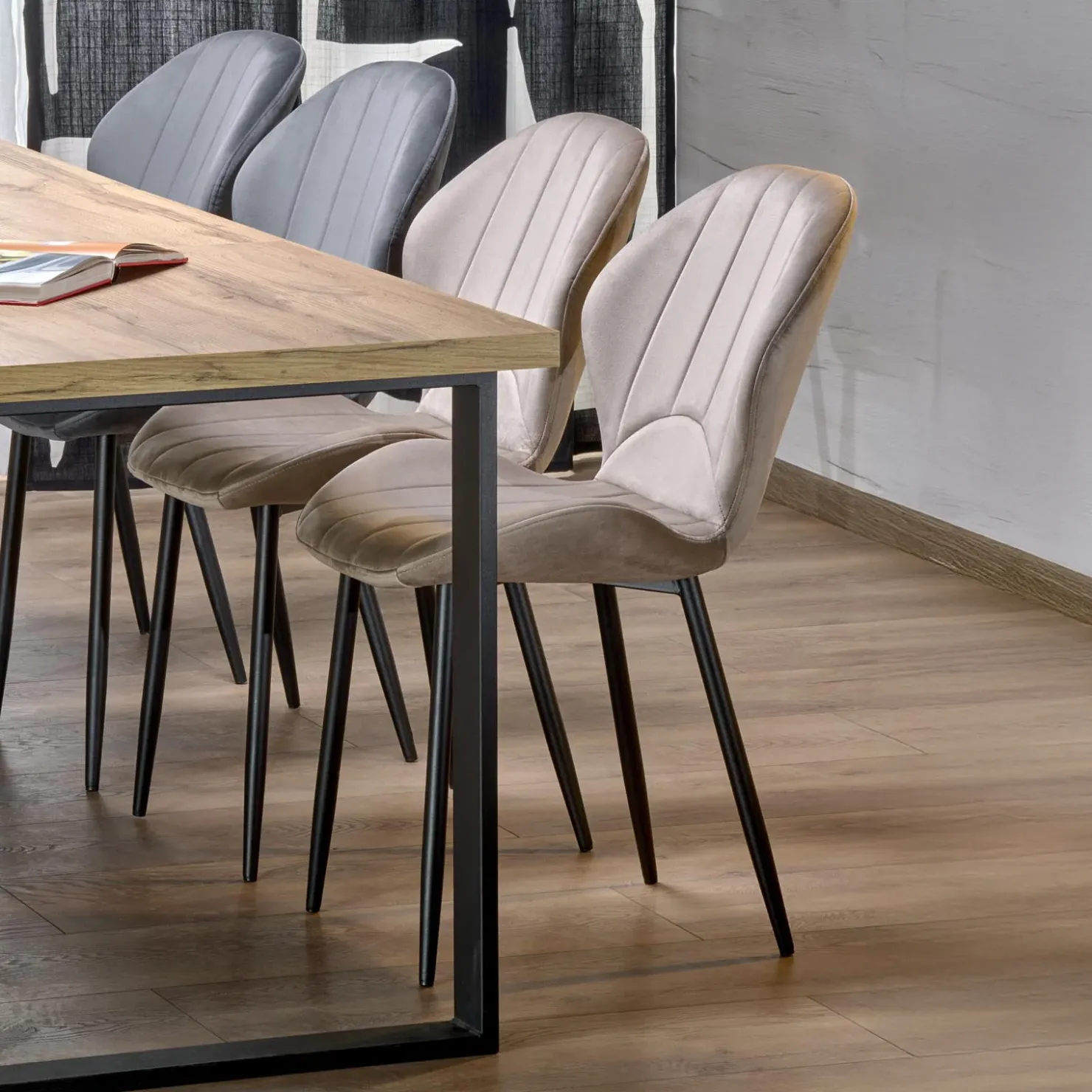 Garnero Arredamenti Tavolo allungabile 160/310cm da pranzo industrial rovere wotan nero Think Best