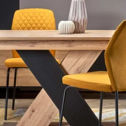 Garnero Arredamenti Tavolo allungabile 130/175cm da pranzo moderno rovere nero Brenta Sale